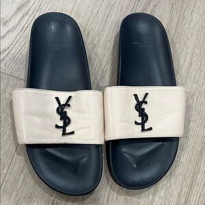 Slides rubber soul and leather strap